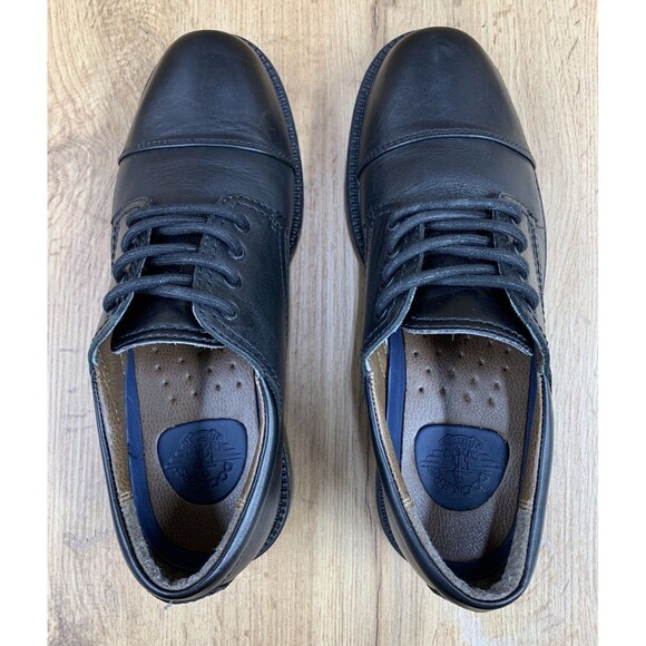 Dockers Dress Shoes Mens 7.5 M Gordon Oxford Black Leather Cap Toe 90-2214 - Picture 12 of 16